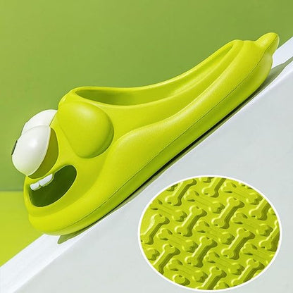 3D-s nagy szemű kutya szórakoztató rajzfilmcsomag fej Eva papucsok