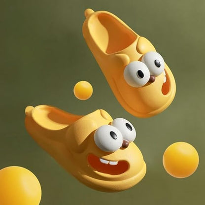 3D-s nagy szemű kutya szórakoztató rajzfilmcsomag fej Eva papucsok