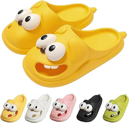 3D-s nagy szemű kutya szórakoztató rajzfilmcsomag fej Eva papucsok