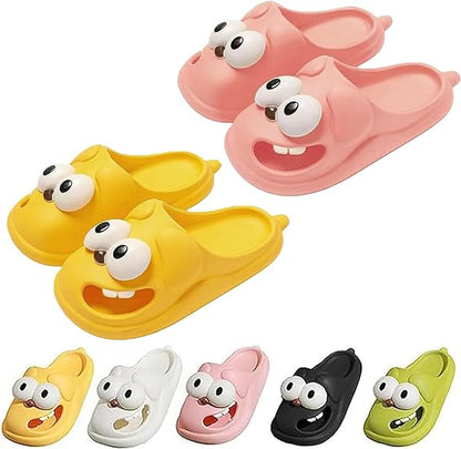 3D-s nagy szemű kutya szórakoztató rajzfilmcsomag fej Eva papucsok