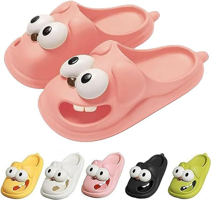 3D-s nagy szemű kutya szórakoztató rajzfilmcsomag fej Eva papucsok